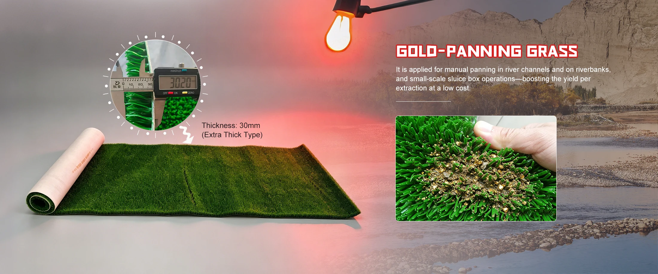 China Gold-panning မြက်ထုတ်လုပ်သူနှင့် ပေးသွင်းသူ